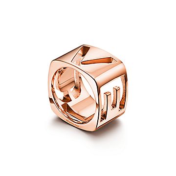Tiffany True® Scarf Ring in Rose Gold-plated Metal