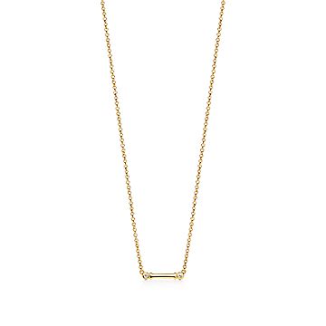 Tiffany and Co. 18 Karat Yellow Gold “1837” Bar Necklace at 1stDibs   tiffany bar necklace gold, tiffany gold bar necklace, tiffany and co gold  necklace