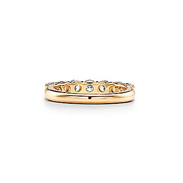 Tiffany Era Scarf Ring in Yellow Gold-plated Metal