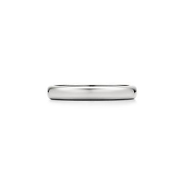 Tiffany Forever Wedding Band Ring in Platinum, 3 mm Wide | Tiffany