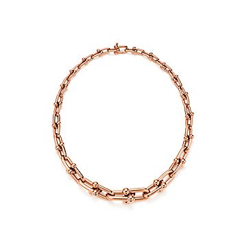 tiffany gold link necklace