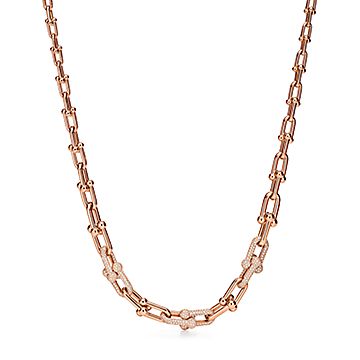 tiffany gold link necklace