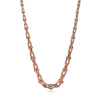 Tiffany and co graduated link necklace discount