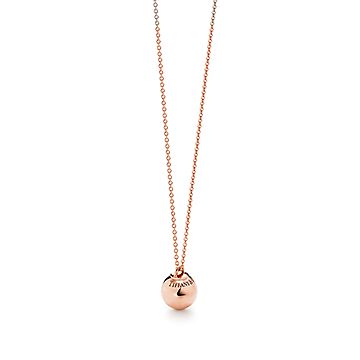 [Tiffany] ティファニー Hardwear Ball Pendant 19mmチャーム Tiffany HardWear Ball Pendant in Rose Gold, 12.75 mm