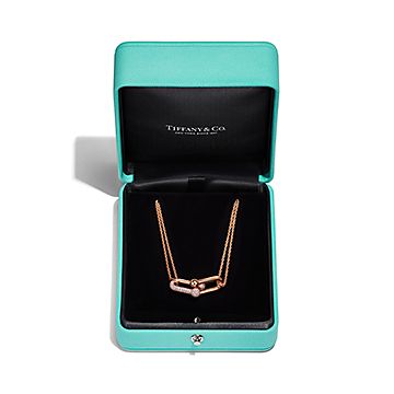 tiffany hardwear double link pendant