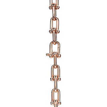 Tiffany HardWear Elongated Link Necklace in Yellow Gold