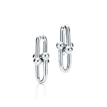 Tiffany & Co. Platinum and Diamond Cobblestone Drop Earrings Tiffany & Co.  | TLC