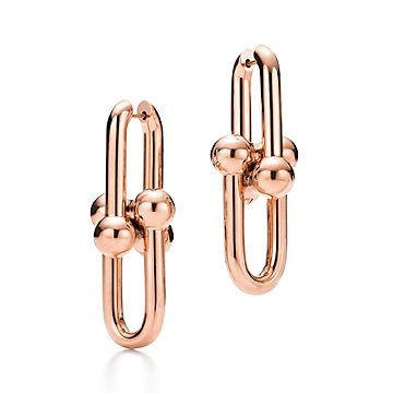 Tiffany chain link earrings discount