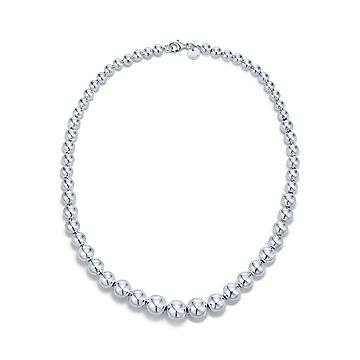 tiffany hardwear graduated ball necklace