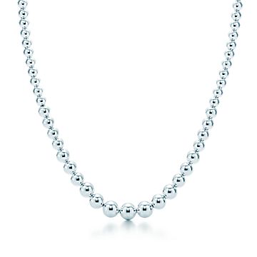 tiffany hardwear graduated ball necklace