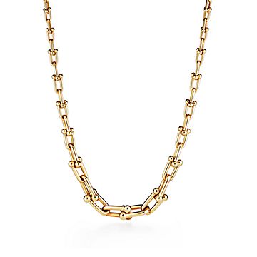 wishbone necklace gold tiffany