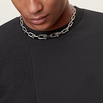Tiffany HardWear Graduated Link Necklace in Sterling Silver