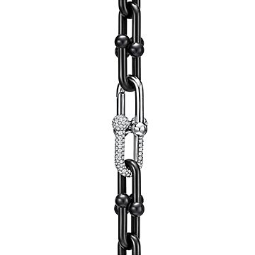 Tiffany HardWear Large Link Bracelet in Titanium and Platinum with