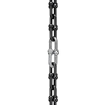Tiffany HardWear Large Link Necklace in Titanium and Platinum with