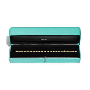 Tiffany HardWear Micro Link Bracelet in Yellow Gold | Tiffany & Co