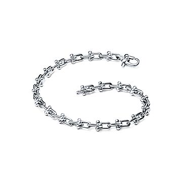 Tiffany HardWear Micro Link Bracelet in Sterling Silver | Tiffany 