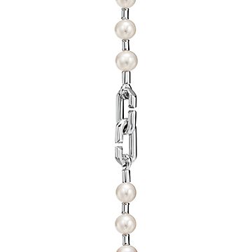 Tiffany black clearance pearl bracelet