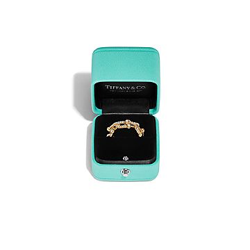 Tiffany HardWear Small Link Ring in Yellow Gold with