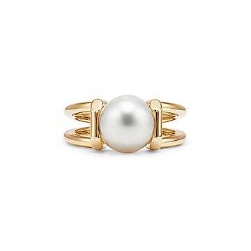 Pearl Ring 001-300-00034 18KW - Pearl Rings | P.J. Rossi Jewelers |  Lauderdale-By-The-Sea, FL