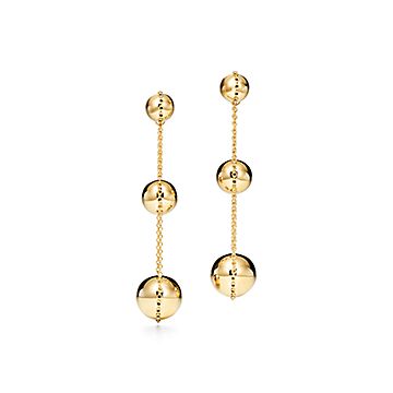 tiffany yellow gold earrings