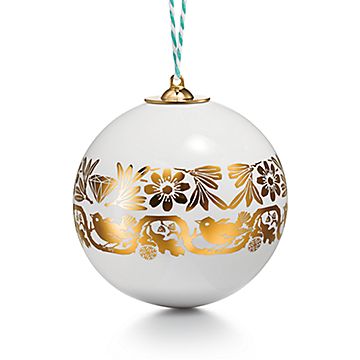 Baby first hot sale christmas ornament tiffany