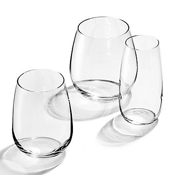 All purpose stemless red wine discount glasses from tiffany & co