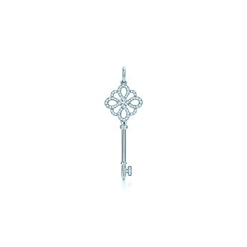 Подвеска-ключ Tiffany Knot с сердцем из 