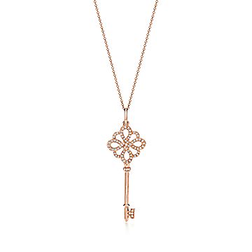 tiffany knot key pendant