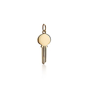 Tiffany Keys Modern Keys Oval Key Pendant In 18k Gold Mini Tiffany Co