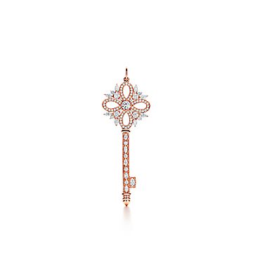 tiffany victoria key pendant price