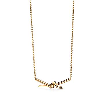 tiffany love knot necklace