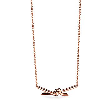 tiffany and co knot pendant