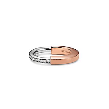 Tiffany love ring online rose gold