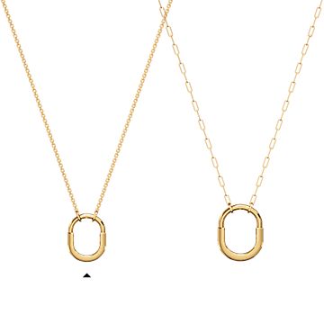 Tiffany Lock Small Pendant in Yellow Gold | Tiffany & Co