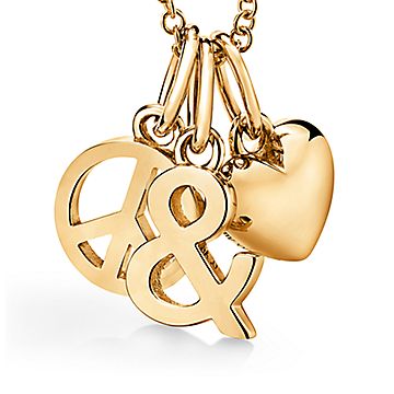 tiffany peace charm