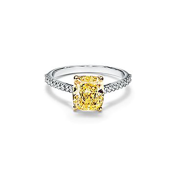 tiffany yellow canary diamond ring