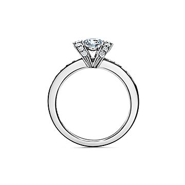 Tiffany bow clearance ribbon engagement ring