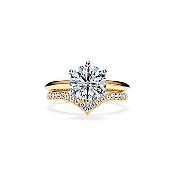 tiffany yellow gold engagement ring