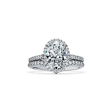 tiffany soleste oval halo engagement ring