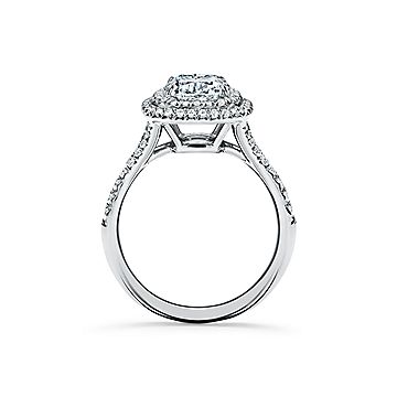 Tiffany halo engagement ring sale