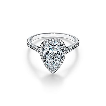 Tiffany teardrop deals engagement ring