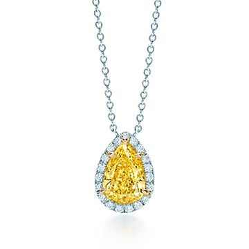 tiffany yellow diamond pendant