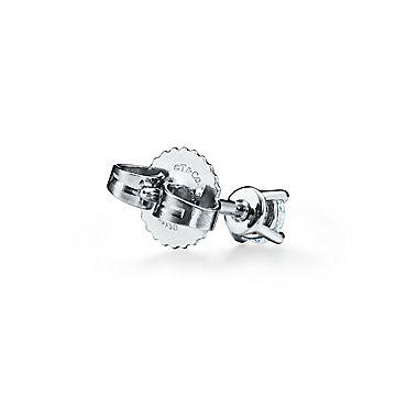 tiffany and co solitaire diamond earrings
