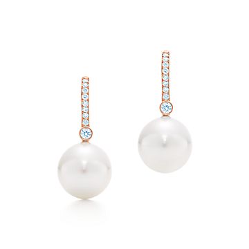 tiffany south sea pearl earrings