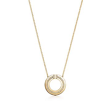 Tiffany & Co. Tiffany 1837 18K Yellow Gold Interlocking Circles Pendant  Necklace Tiffany & Co. | TLC