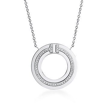 Tiffany 1837® Circle Pendant in Sterling Silver and Yellow Gold | Tiffany &  Co.