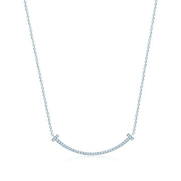 tiffany t necklace silver