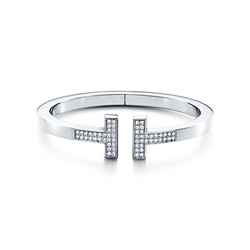 tiffany t square silver bracelet