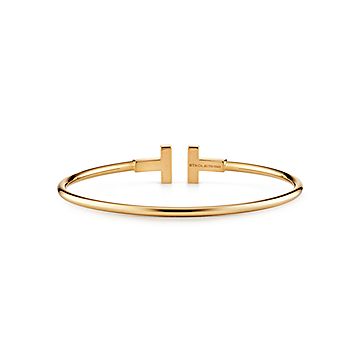 Браслет Tiffany T Wire из золота 18 