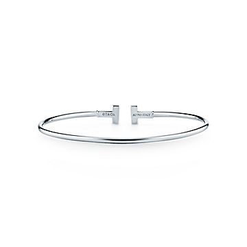 tiffany t wire bracelet silver